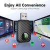 2 in 1 Cars Wireless CarPlay Android Auto Adapter Upgrade Wired to Wireless CarPlay Dongle