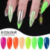 9,5 мл флуоресцентный гель-лак для ногтей модный неоновый УФ-светодиодный замачиваемый флуоресцентный долговечный гель-лак 8 цветов