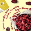 HEALTHY MASTER Cranberry Slice-500 Gm | Naturally Dried Sliced Cranberries | Naturally Sweet Dehydrated | Premium Whole Dried Cranberries