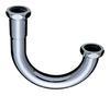 SANEI Wide U-Pipe for Bathrooms, 32mm Pipe Diameter, H70-670-32X100