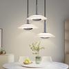 Lampe suspendue LED - NETTLIFE - Modèle 3 flammes - Blanc - 3000K (blanc chaud) - Diam. 25 cm