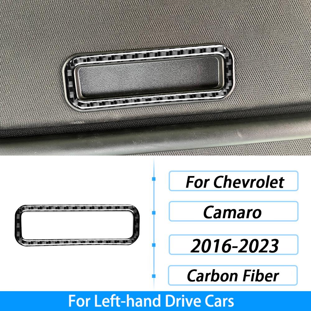 Для Chevrolet Camaro 2016 2017 2018 2019 2020 2021 2022 2023 Накладка-декор из настоящего углеродного волокна Аксессуары для интерьера автомобиля Наклейка