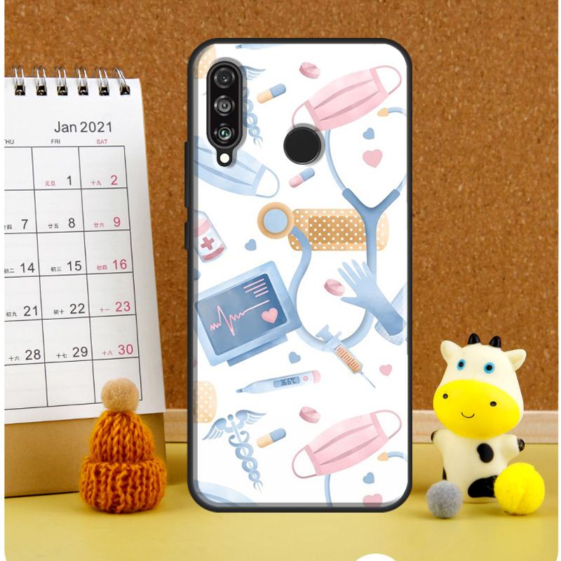 Мультяшный Доктор Медсестра Для Huawei Nova Y61 Y60 Y70 Y72 Y73 Y90 Y91 12i 11i 3i 7i 8i 9 10 SE P20 P40 P30 Lite Чехол