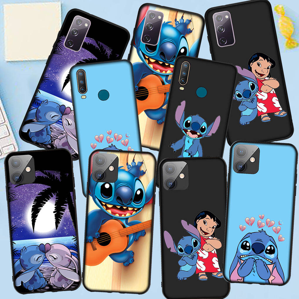 Чехол для телефона Samsung Galaxy S25 S23 S22 S21 S24 Ultra FE A05 A06 A15 A16 A36 A37 A35 A54 A55 A56 A57 A25 A26 A53 A17 Милый Лило Роскошный Стич Чехол