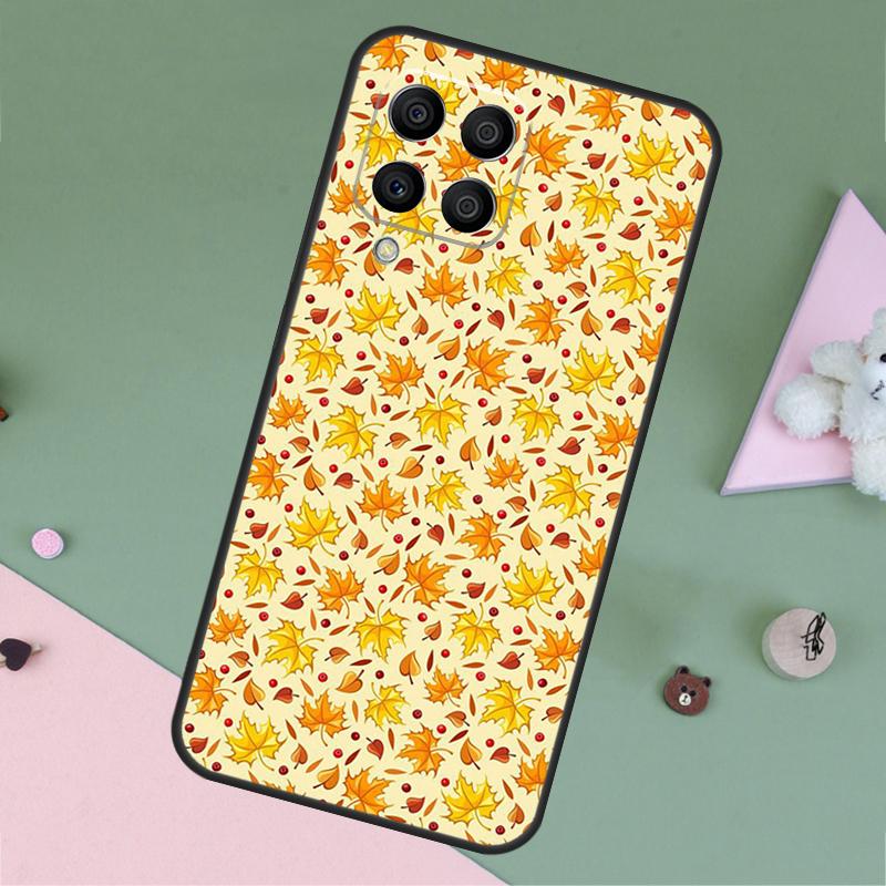 Autumn Leaves Fall Fox For Samsung Galaxy M11 M21 M31 M12 M13 M14 M15 M35 M34 M54 M33 M53 M32 M52 M06 M16 M55 Case