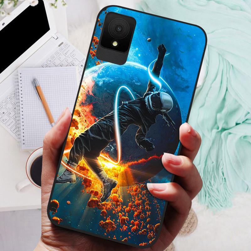 for TCL 502 Case Soft TPU Silicone Phone Covers for TCL 501 503 Case Bumper TCL502 Shockproof Coque Cover Luxury Cute Cartoon
