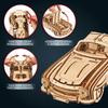 Ugears Wing Door Sports Coupe 70205 Wooden Puzzle, No Glue or Tools Required, 3D Puzzle with Assembly Instructions