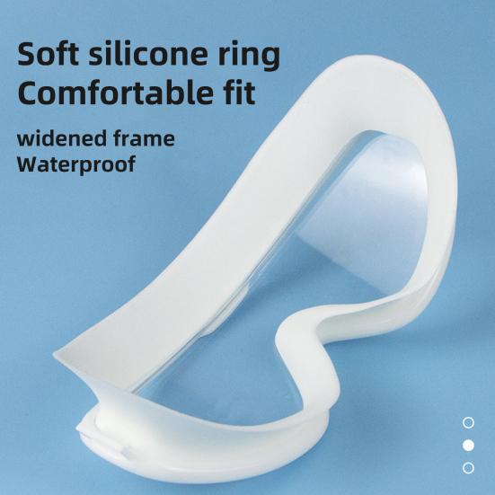 Очки для плавания для взрослых, противотуманные, с большой оправой, очки для плавания с высоким разрешением и широким обзором