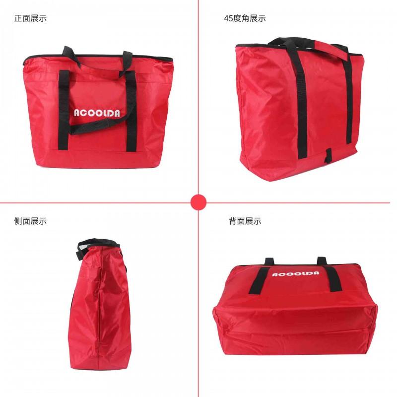 69L Large Capacity Insulated Cooler Bag Fresh Meat Lamb Chops Pizza Picnic Portable Foldable Oxford Fabric Tote