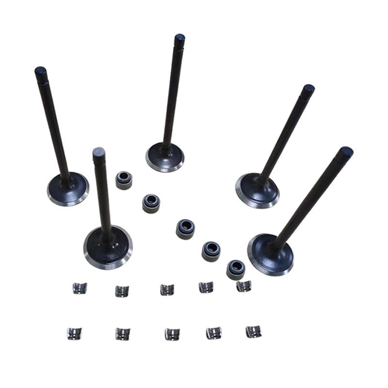 Motorcycle Exhaust Valves Inlet Intake Stem Kit For 660 YFM660 YFM660F 4X4 2002-2008 Motorcycle Engine Parts