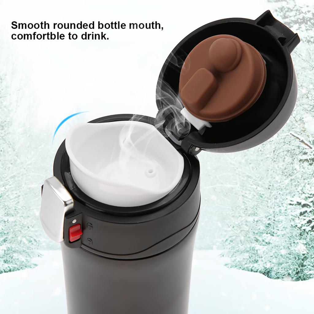 Stainless Steel Vacuum Thermos Insulated Water Bottle Travel Mug Coffee Tea Cup 350ml