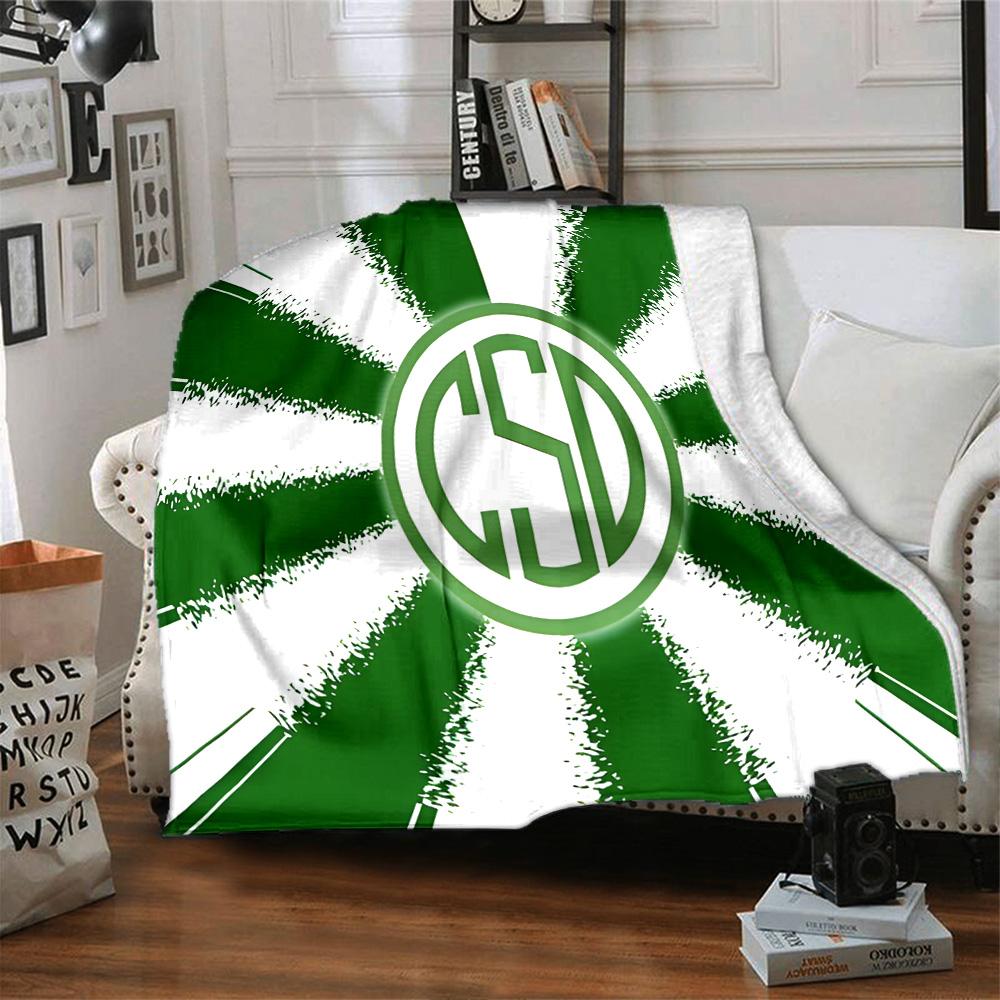 Desamparados Design Flannel Blanket, Soft Polyester, Modern Design, All-Season for Camping, Travel, Gifts for holidays or birthdays