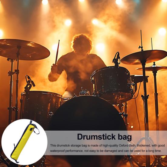 Сумка для барабанных палочек, утолщенная ткань Оксфорд, держатель для барабанных палочек, чехол для хранения с крючками внутри