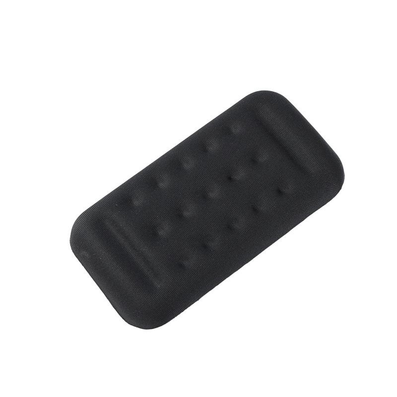 Black Car Memory Foam Armrest Elbow Pad Mouse Keyboard Wrist Rest PU Anti-Slip Lycra Breathable Sweat-Absorbent Car Wrist Pad