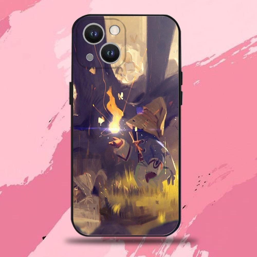 Чехол для телефона M-Moogle Final F-Fantasy для iPhone 16,15,14,13,12,11 Plus,Pro Max,XS,X,XR,SE,Mini,8,7, Мягкий силиконовый черный чехол