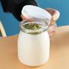 100/150/200 мл Стеклянная баночка для пудинга, стаканчик для йогурта с крышкой, креативная баночка для желе «Камиз», термостойкая для духовки, пищевая баночка для пудинга
