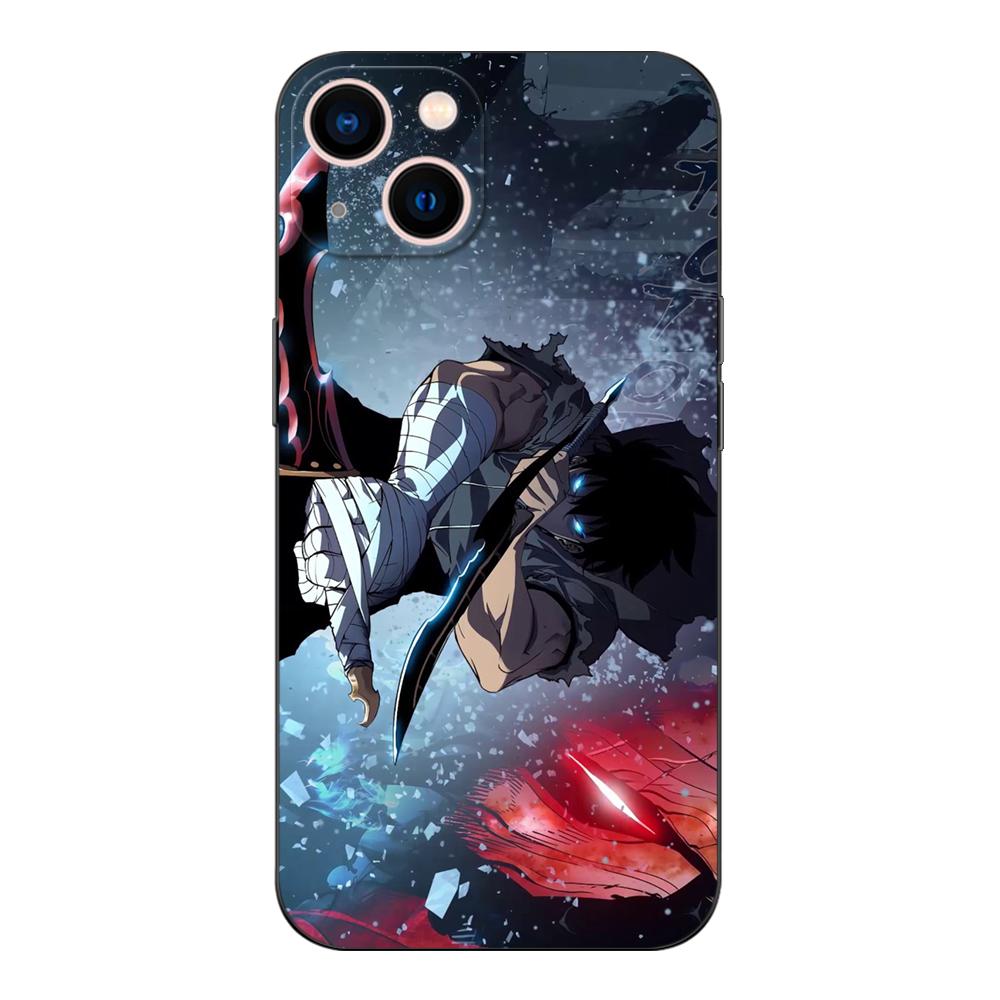 Черный чехол из ТПУ для ZTE Blade A3 A5 A7 2019 2020 A31 A51 A71 A7S V2020 L210 L8 smart vita 2022 v30 Solo Leveling Sung-Jin-Woo