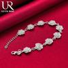 925 Sterling Silver Romantic Rose Bracelet Fashionable Wedding Jewelry