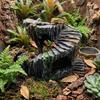 Resin Turtle Basking Platform Sturdy Non-Toxic Reptile Hiding Cave Natural Mountain Cave Artificial Rock Cave Pet Products