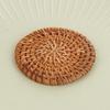 Round Insulation Kitchen Table Padding Rattan Coasters Cup Mats Bowl Pad