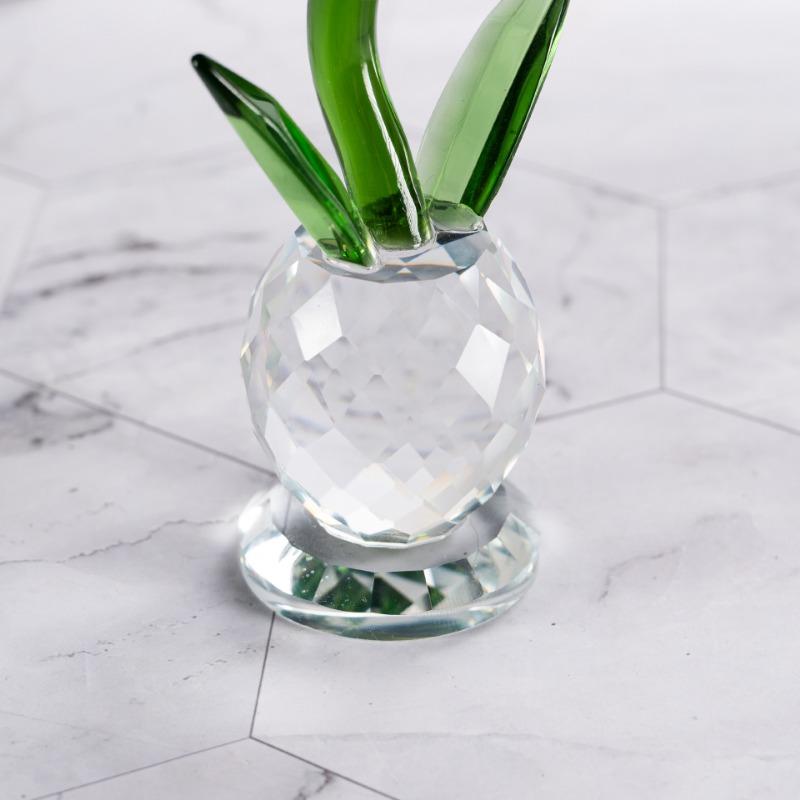 Розовый бриллиант Подсолнух Кристалл Статуэтки оригинальный Дом Роскошь Ремесла креативный Рабочий стол Украшения Подарки Эстетика Спальня Диван Рядом Миниатюры