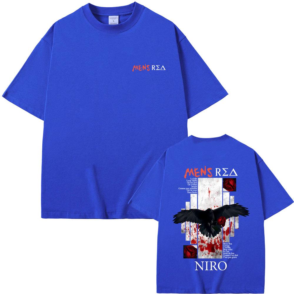 Rapper Niro Unisexs Rea Album Graphic Tshirt OX7 T Shirts Unisex Women Hip Hop Fashion Pop Music Tshirts Male Casual Vintage T Shirt