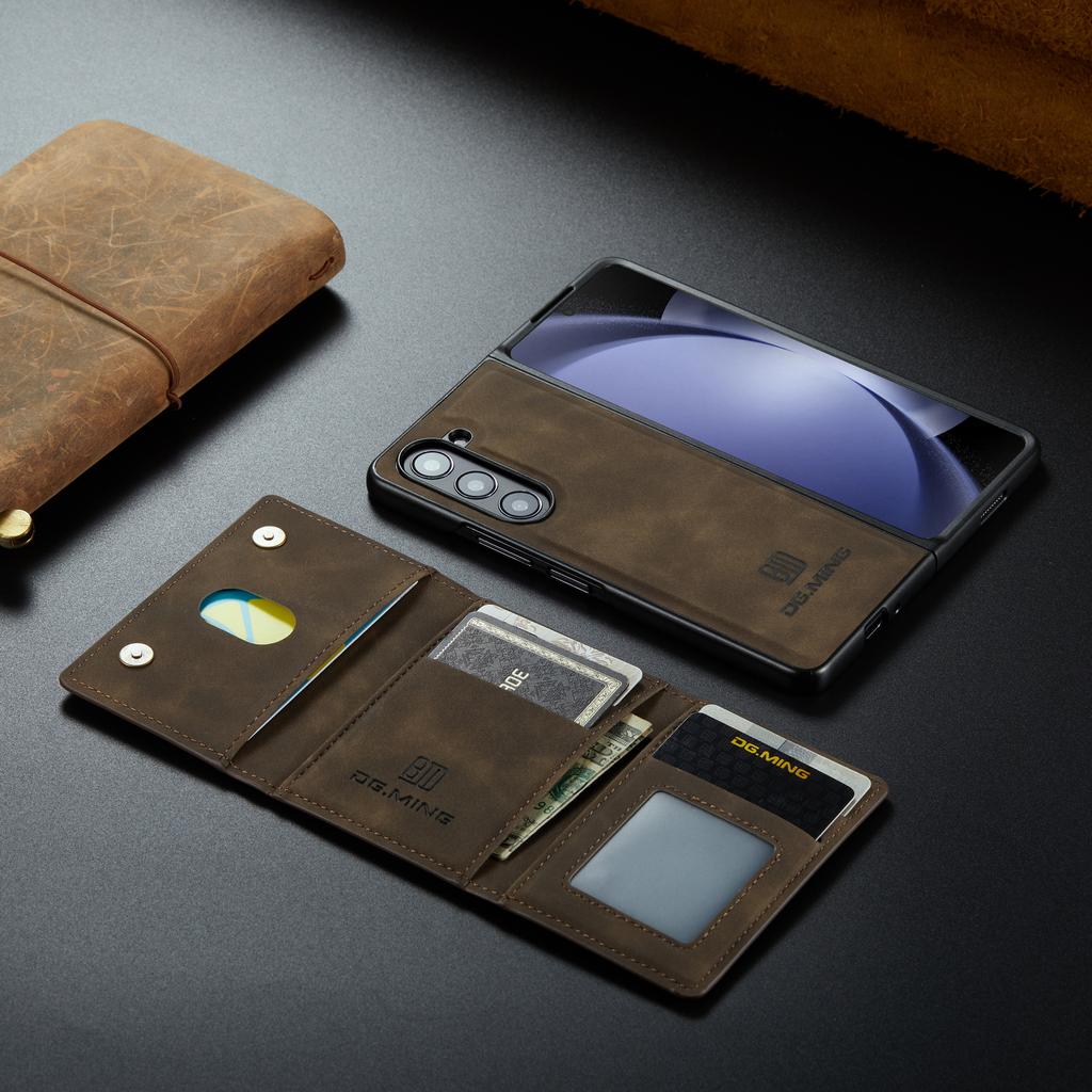 Non-Slip Best Protection Wallet Case for Samsung Galaxy Z Fold 5 4 Fold5 Fold3 Fold4 Fold 3 5G Leather Protective Folding Coque