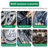 Chrome Vanadium Steel Ratchet Wrench Kit 1/4 Sleeve Spanner New Socket Wrench Set  Socket Deep Nut