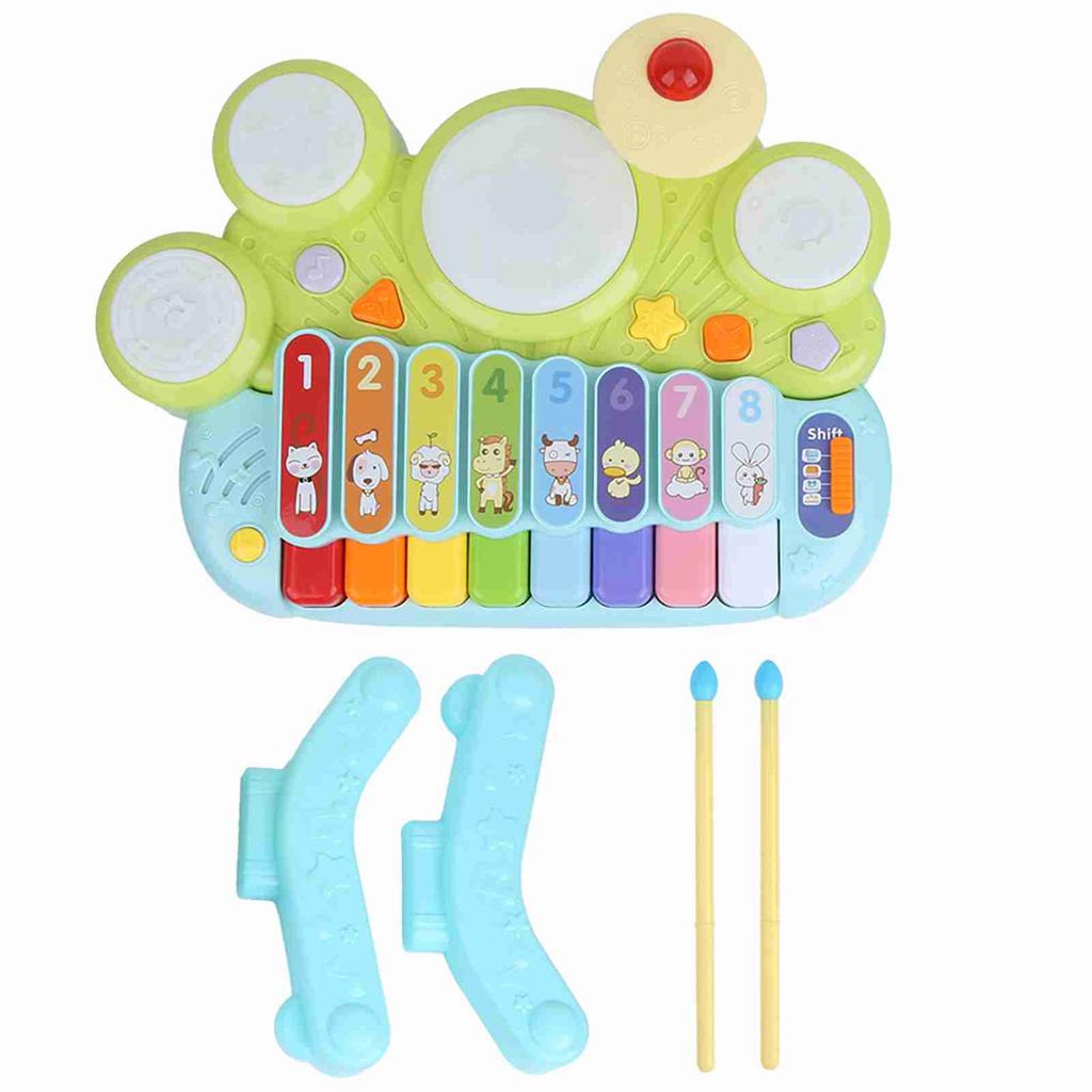 3?В?1 Музыкальные инструменты Игрушки Дети Обучение Электронное пианино Клавиатура Ударная установка