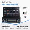 7" Универсальная GPS-навигация 1 Din Автомагнитола Android Auto Радио IPS Выдвижной Экран Мультимедиа Видеоплеер USB Car Play Аудио