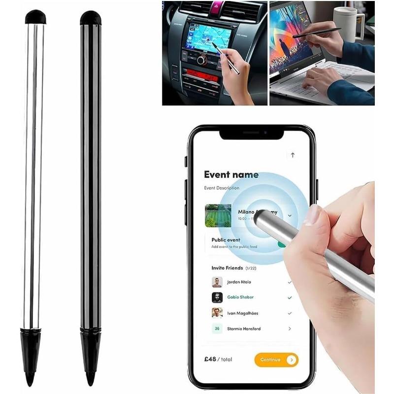 Универсальный емкостный/резистивный стилус для IPhone, IPad, Samsung, смартфона, планшета, сенсорного экрана, резиновый стилус