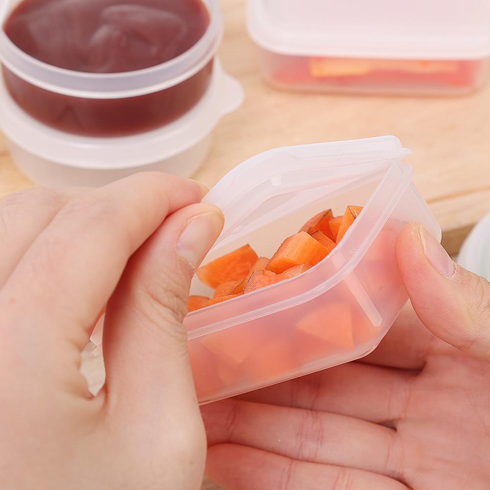 1/4 шт., мини-коробки для хранения еды, портативные кухонные герметичные контейнеры для овощей, фруктов, мяса, консервации, герметичные контейнеры для пикника на открытом воздухе