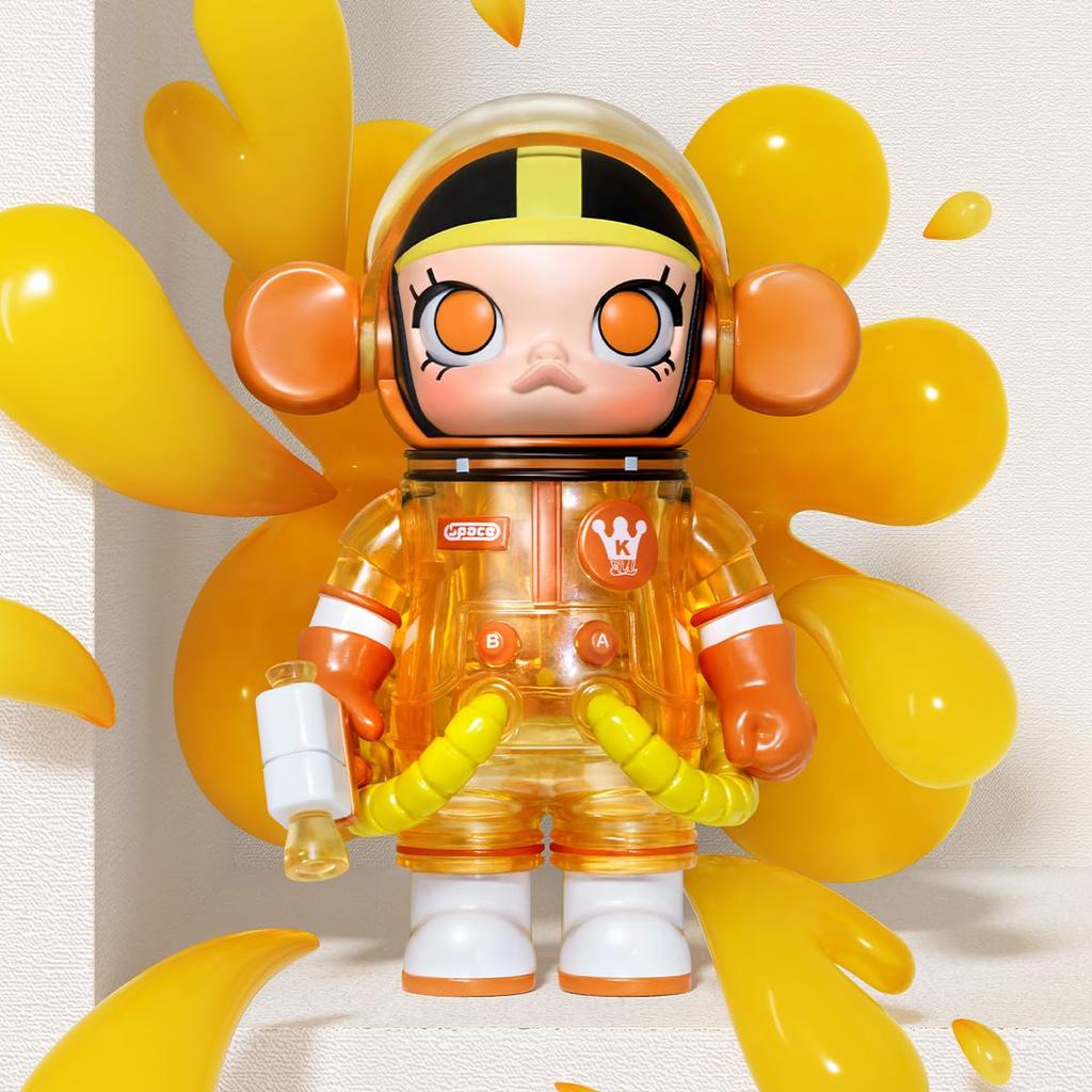 POP MART MEGA SPACE MOLLY Series 4 Box of Pop Mart Gachapon Blind Box Plastic Premium PVC Soft Original Birthday Gifts 100% [Assorted 9] Figures,