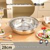 Бытовая двусекционная горячая кастрюля Yipan из нержавеющей стали