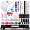 PHOENIXY 5ML Gel Nail Polish 36W UV LED Lamp Nail Dryer Soak-off Gel Varnish 30 Colors and Base Top Coat Set Starter Nail Art Tools Kit