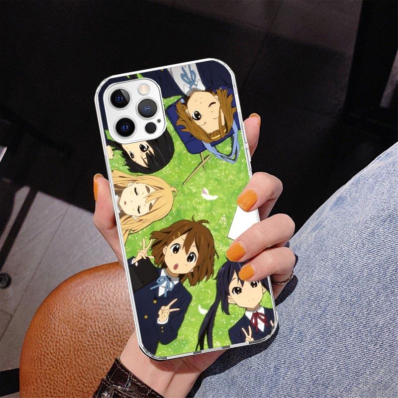 K on! Hirasawa Yui Anime Phnoe Case for Iphone 17 Air 16 16E 11 12 13 Mini 14 Plus 15 Pro Max 7 8 + SE 2020 Phone Cover Coque