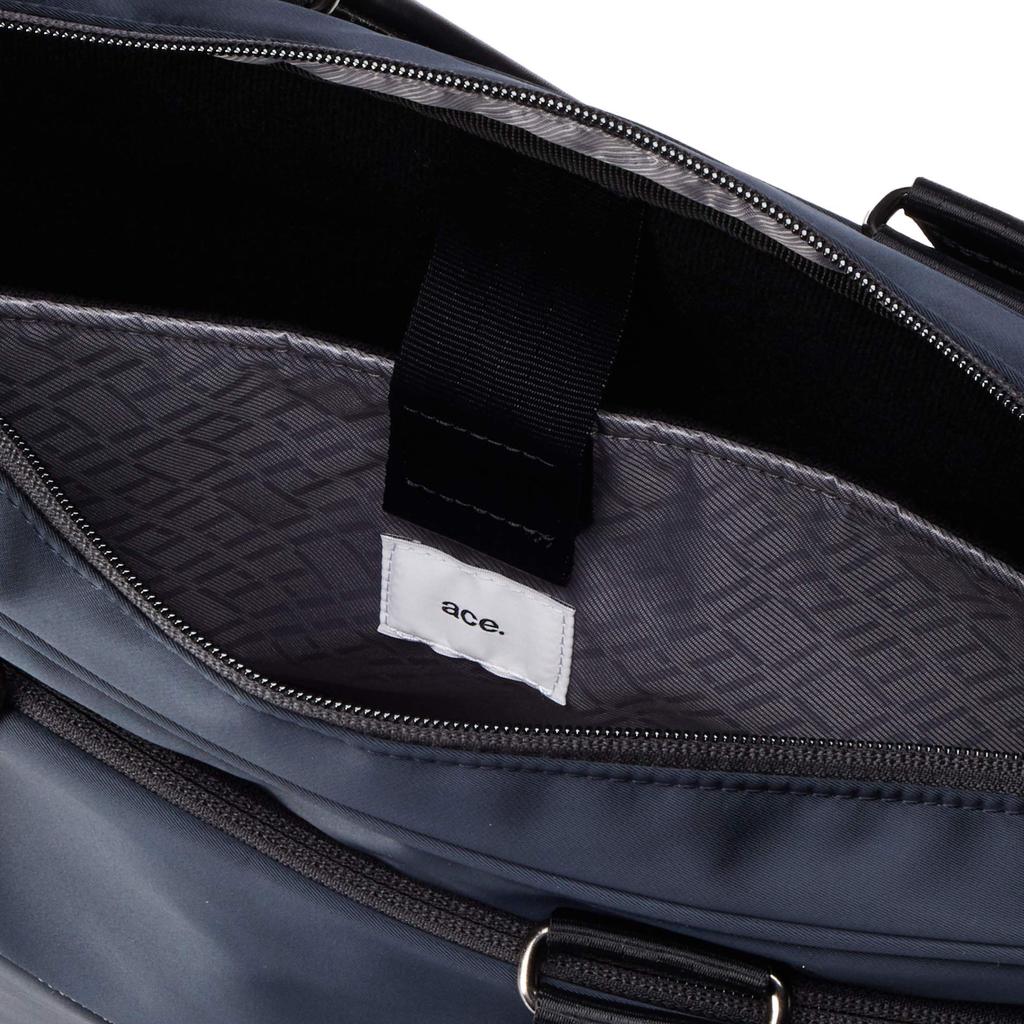 Ace Gene Slivelite Business Bag, Lightweight (720g), Fits A4 Sizes and 13-inch PCs, 62523, Navy