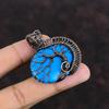 Древо жизни Спящая красавица бирюзовый кулон медная проволока обернутый кулон ювелирные изделия ручной работы подлинный драгоценный камень кулон медные ювелирные изделия для подарка