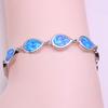 Unisex Water Drop Opal Bracelet Hand Chain Party Jewelry Accessory Gift