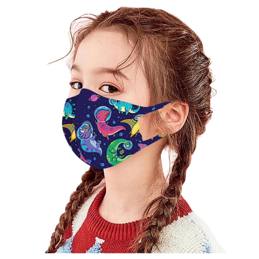 1PC Children's Windproof Reusable Printed Face Mask