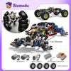 4WD RC Car Chassis Electric Drive Climbing Car Off-Road Technical with Suspension Shocks 8CH APP Remote Control MOC PF 8882 8878