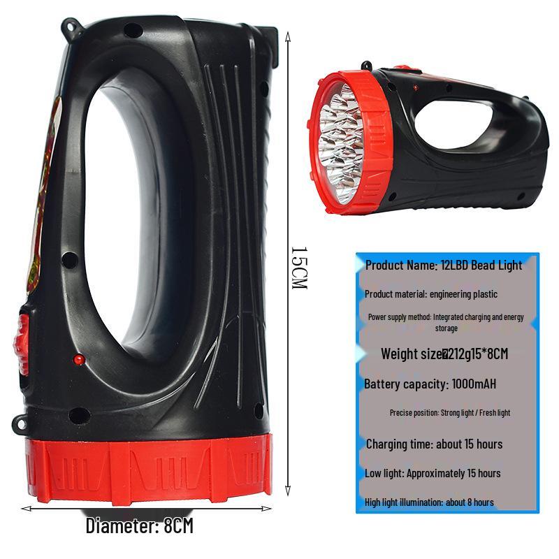 Explosion-Proof Super Bright LED Spotlight for Long-Range Use, Ideal for Household, Patrol, and Mining, with Certification