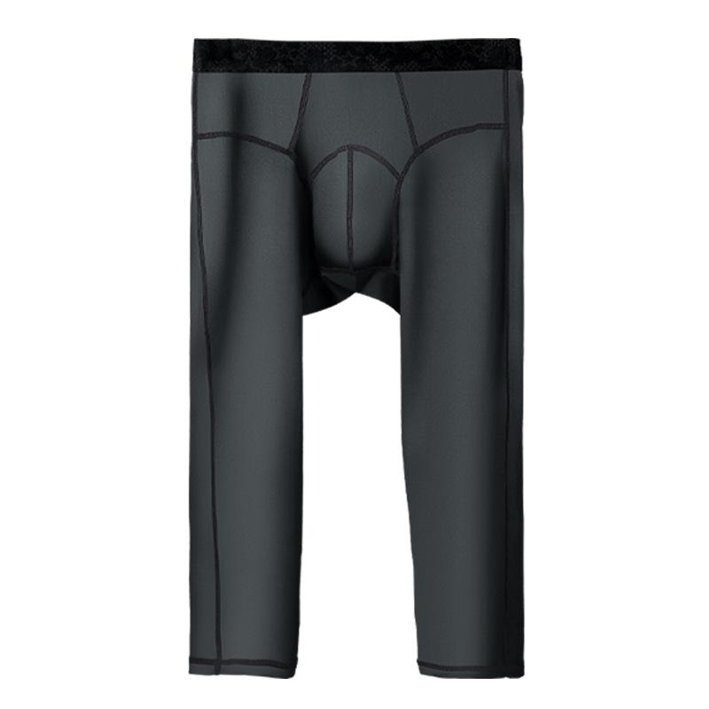 Мужские леггинсы больших размеров из шерстяной смеси: Теплые брюки облегающего кроя для осени и зимы