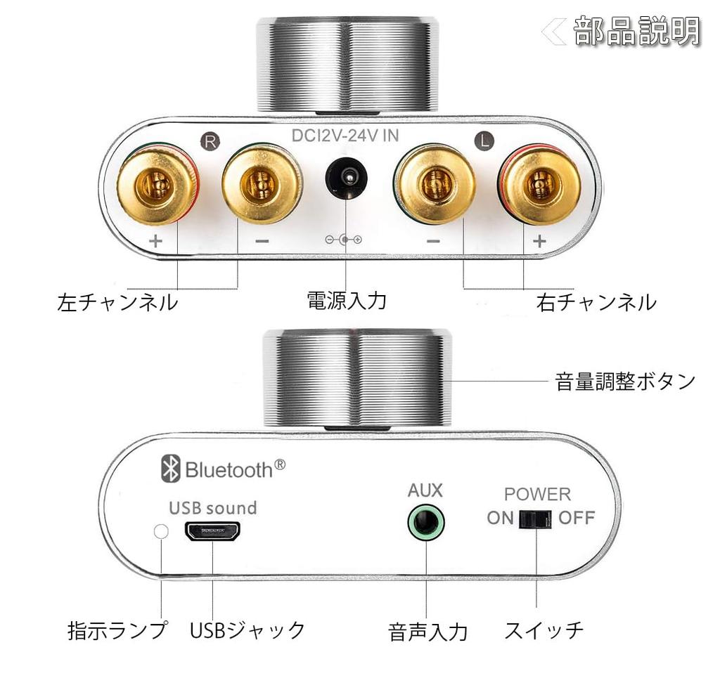 KTSO Bluetooth Мощный Стерео Аудио Бас Высокий Высокий и Низкий и Совместимый с Множеством Включает Адаптер Питания и Руководство по Эксплуатации на Японском Языке