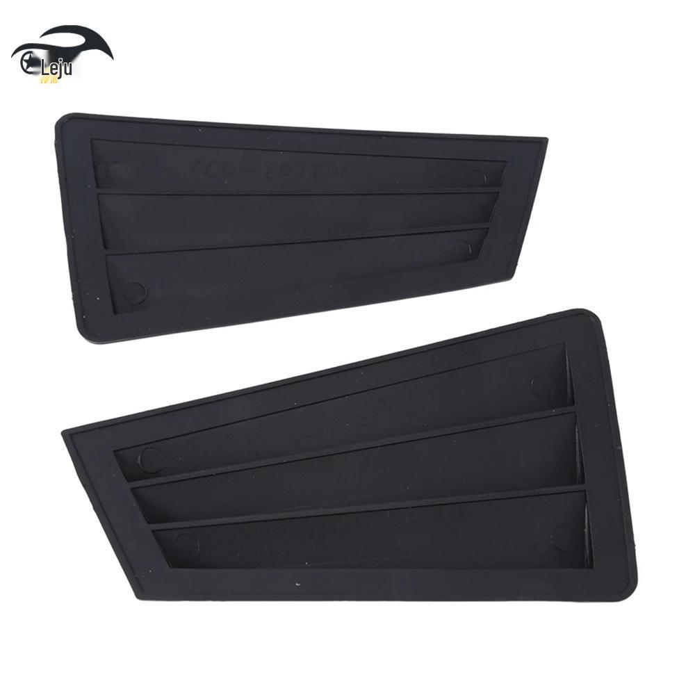 Rear Window Decorative Louvers for 2003-2007 Mazda 3 - Black Triangle Design