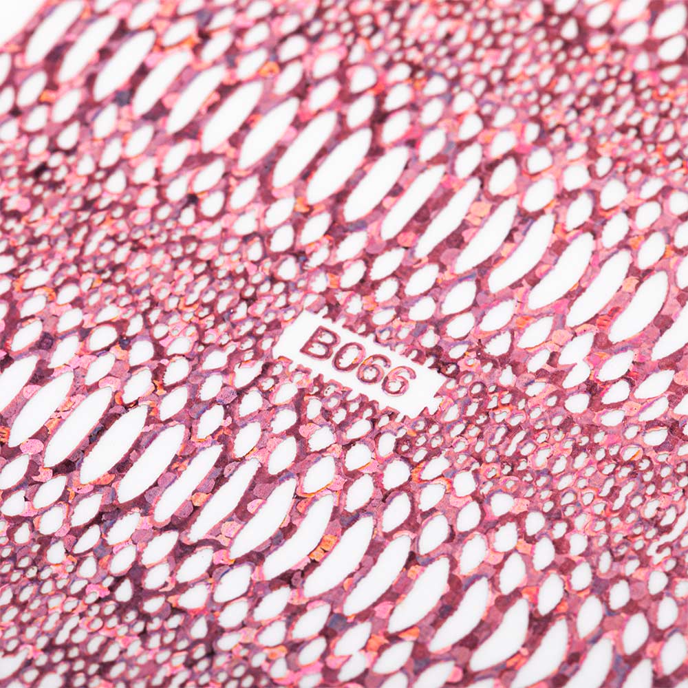 Naklejki Do Paznokci Cienkie Samoprzylepne Opalizujące Skóra Węża Snake Skin Róż