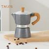 Кофеварка Moka Pot Espresso Maker 150 мл, легкая кофеварка для плиты, простая в использовании итальянская кофеварка для насыщенного эспрессо, латте, капучино