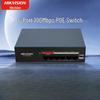 Hikvision DS-XS06-P 6-портовый 100 Мбит/с POE-коммутатор, штекер CN (адаптер в комплекте)