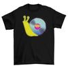 Vinyl Record Snail Womens T-Shirt Funny Turntable Ladies LP Music Cotton