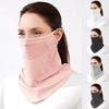1 шт. шейный платок практичная спортивная маска для лица современная вентиляция модная ледяная шелковая маска для ушей солнцезащитный крем